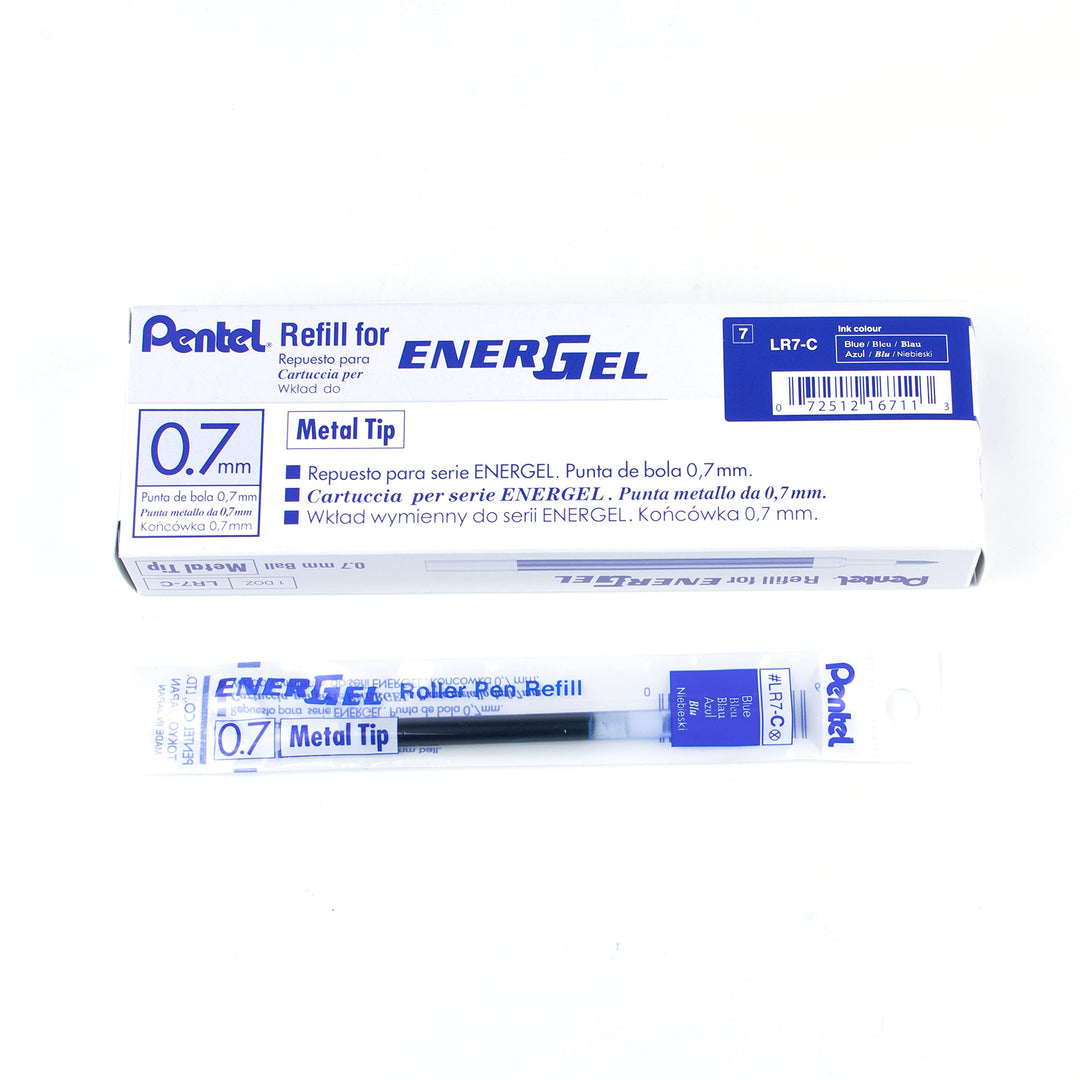 Liquid Gel-Nachfüllmine Metallspitze, Blau, 0,35 mm Strichstärke, 0,7 mm Kugelspitze Blau 1 stück (1
