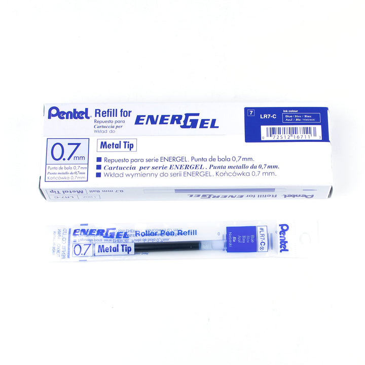Liquid Gel-Nachfüllmine Metallspitze, Blau, 0,35 mm Strichstärke, 0,7 mm Kugelspitze Blau 1 stück (1