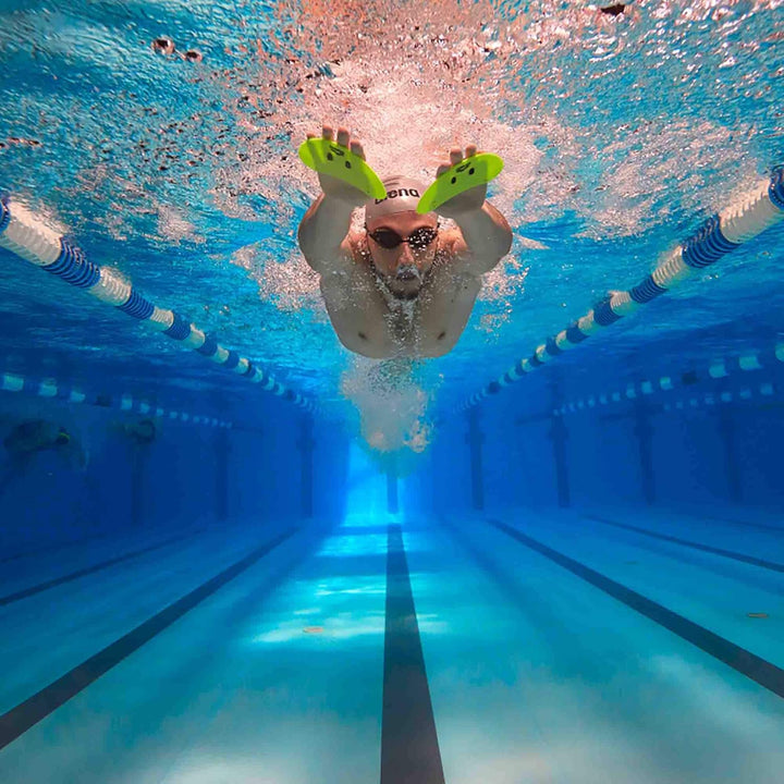 ARENA Unisex-Adult Swim Snorkel III Schnorchel, Schwarz, Einheitsgrösse & Unisex Elite Finger Paddel