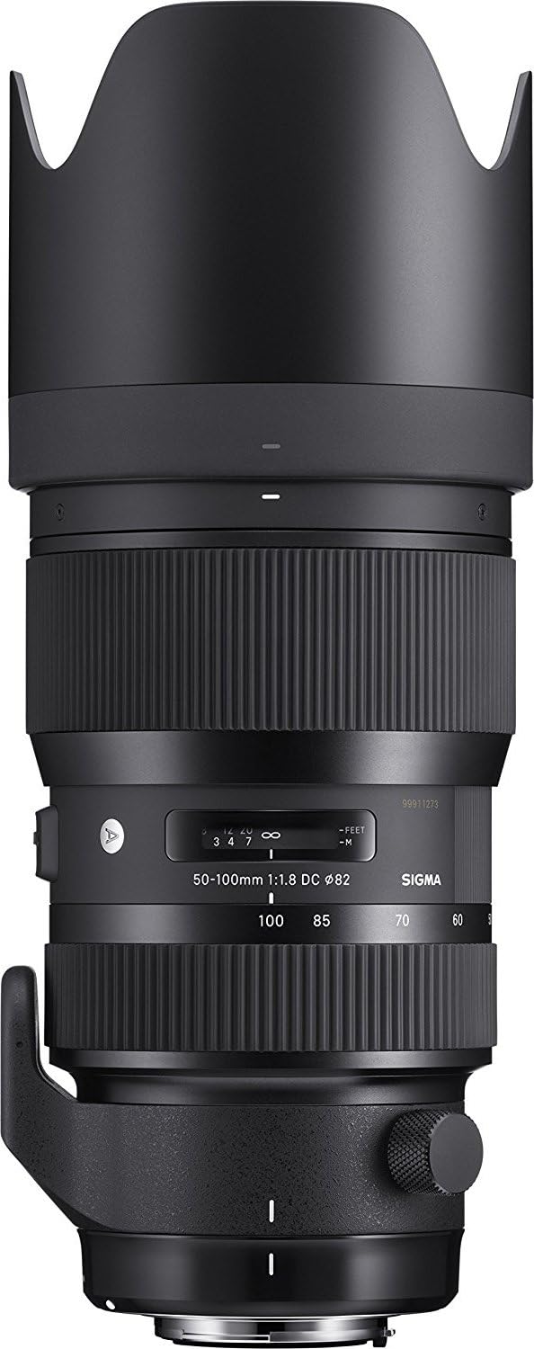 Sigma 50-100mm F1,8 DC HSM Art Objektiv für Nikon F Objektivbajonett 82mm für Nikon Single, 82mm für