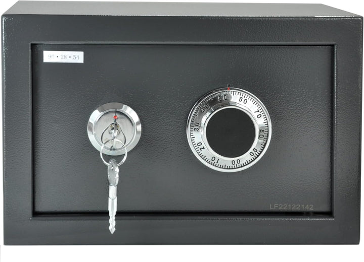 Tresor Möbeltresor Safe Mechanisches Kombinationsschloss + Doppelbartschloss Schranksafe Geldschrank