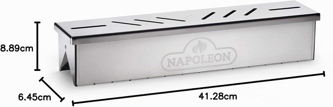 Napoleon 67013 Edelstahl-Räucherbox, Grillzubehör