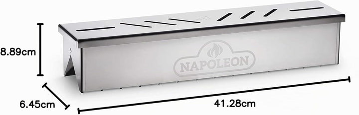 Napoleon 67013 Edelstahl-Räucherbox, Grillzubehör