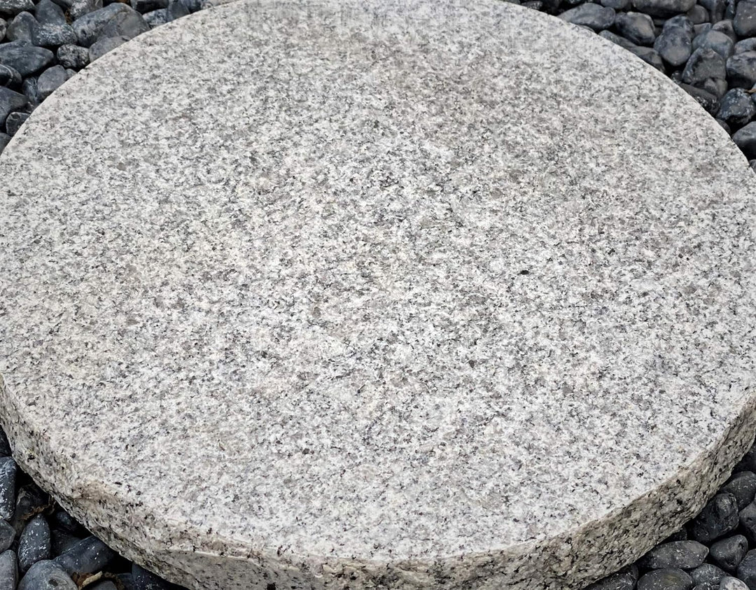 Garden Paradies Handmade Granitsockel Grablaterne Sockel Rund Vasen Sockel Grablampe Grableuchte Gra