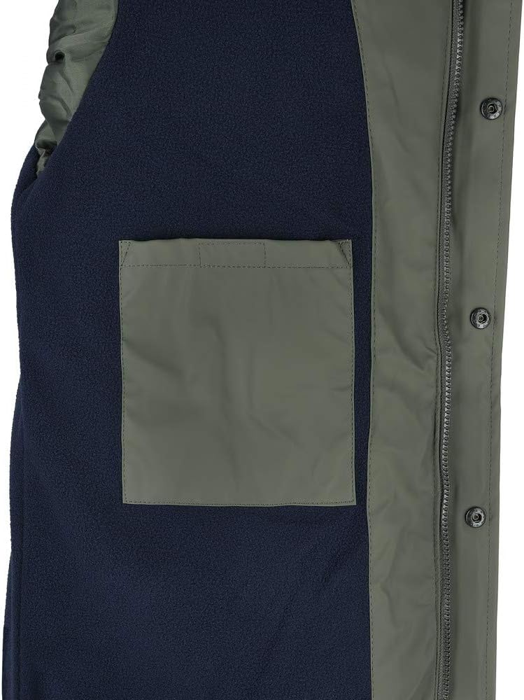 Dry Fashion Herren Regenjacke Bergen - Herrenjacke Regenmantel Männer Jacke Gefüttert Winddicht Wass