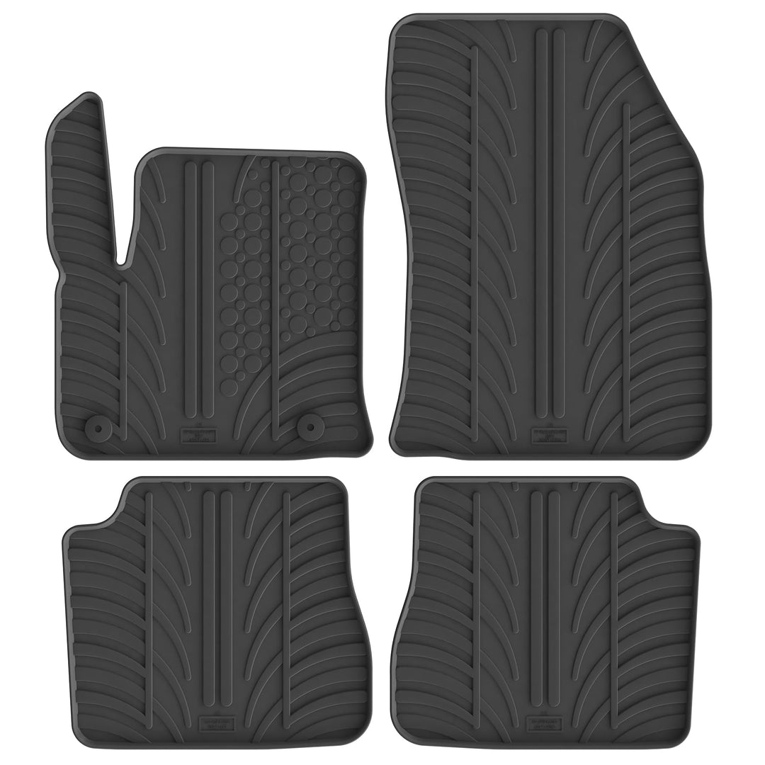 Satz Gummimatten kompatibel mit Peugeot e-2008 II 2020- & Citroën e-C4 III 2020- (T Profil 4-teilig