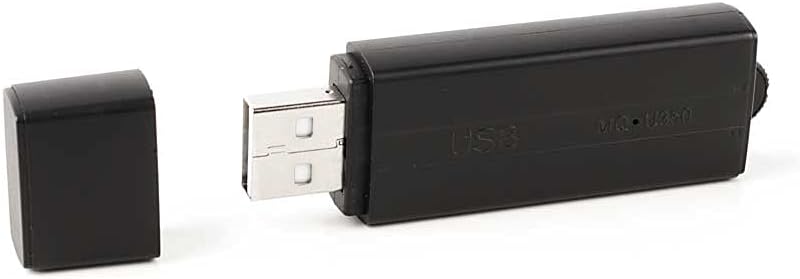 MemoQ MQ-U350 USB-Speicher und digitales Diktiergerät, 8 GB, Schwarz