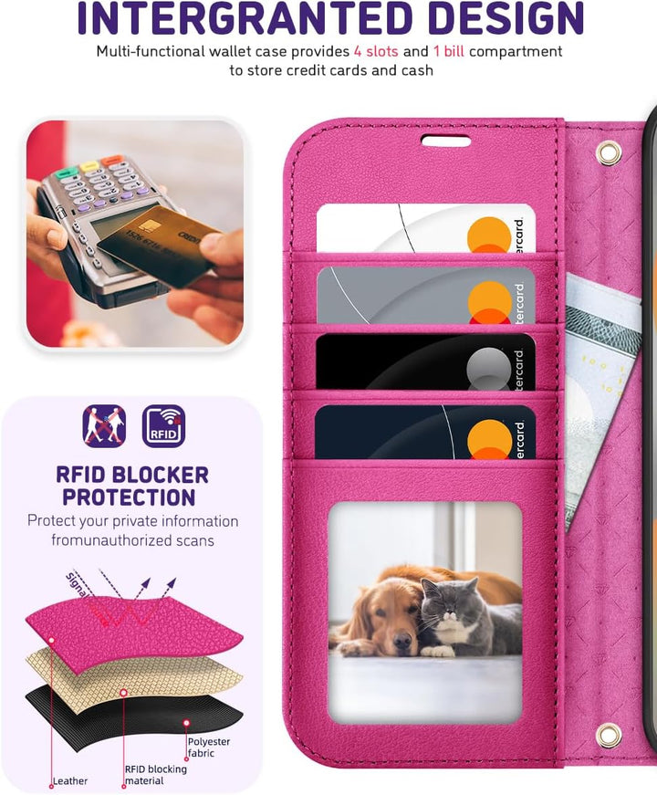 OCASE Kompatibel für Samsung Galaxy S24 FE Hülle mit Handykette, Band Längenverstellbar, Handyhülle