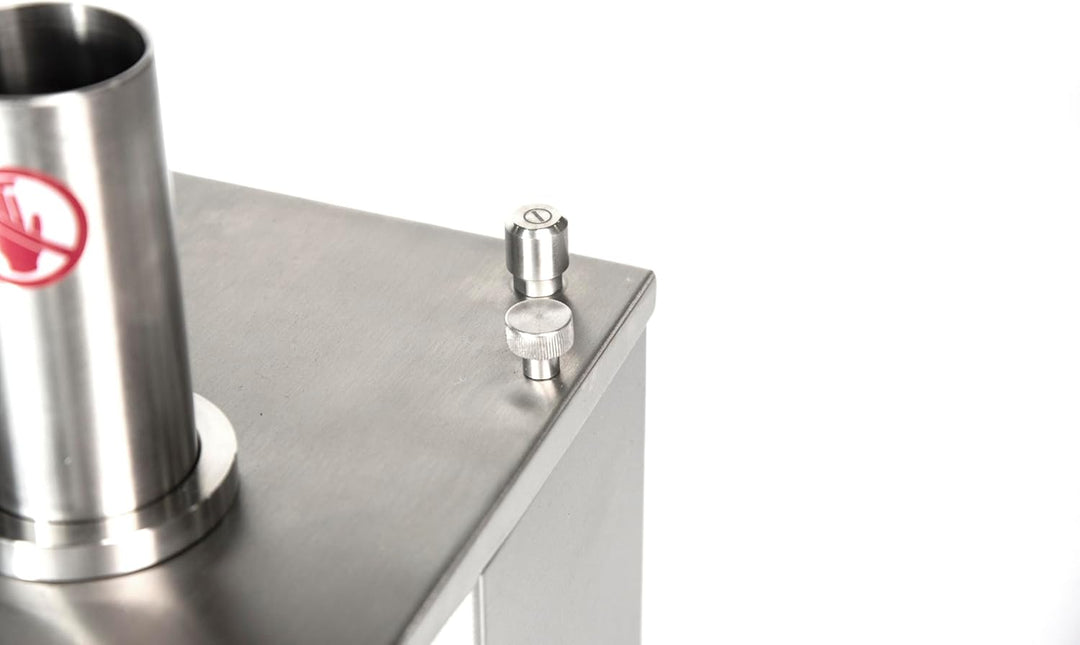 METRO Professional elektr. Currywurstschneider GWS1000, 135 W, Edelstahl, 33 x 19 x 24 cm, silber