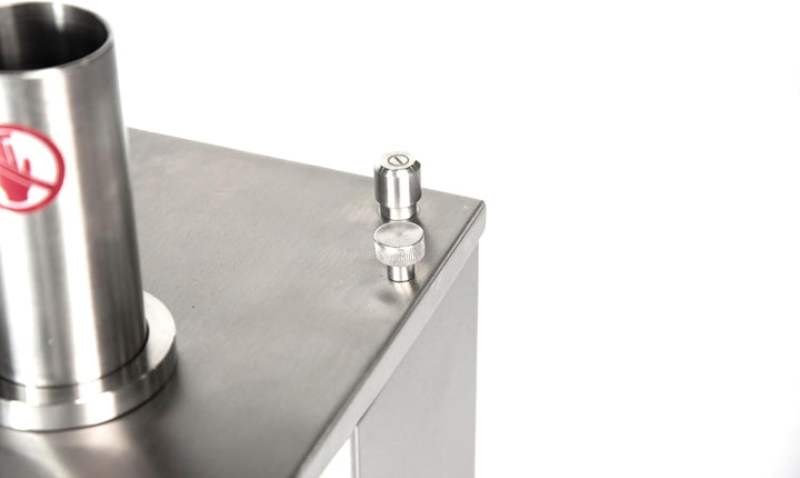 METRO Professional elektr. Currywurstschneider GWS1000, 135 W, Edelstahl, 33 x 19 x 24 cm, silber