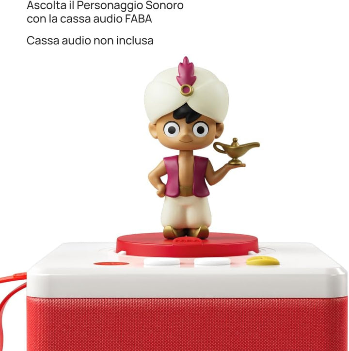FABA Aladino Klangfigur - Klanggeschichten - Spielzeug, pädagogische Inhalte, italienische Version,