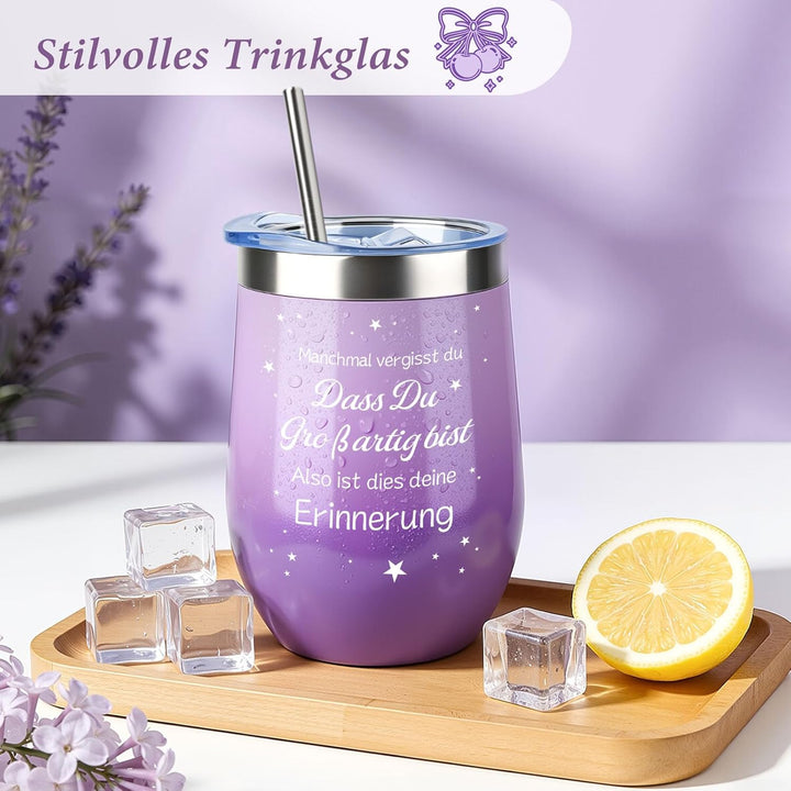 Geschenke für Frauen, Lila Kleine Aufmerksamkeit für Freundin, Liebevolles Geschenkset für Geburtsta