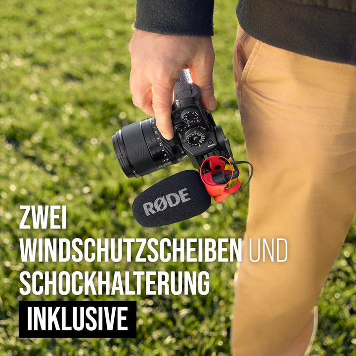 RØDE VideoMicro II – Ultra-kompaktes Richtrohrmikrofon für Kamera oder Mobilgerät, mit XLR Single, S