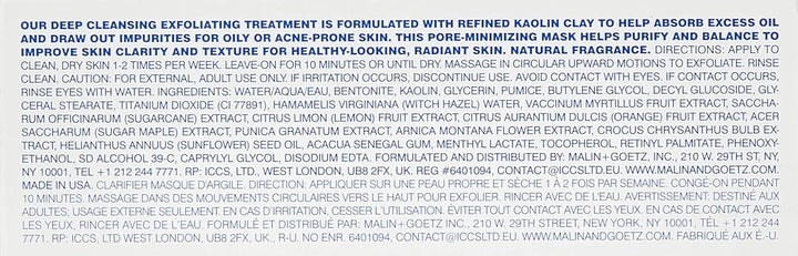 Malin + Goetz Klärende Tonerde Maske für Unisex 100 ml