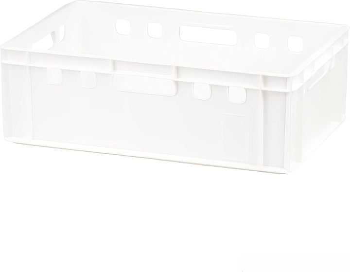 5 Stück E2 Kisten 600x400x200 Fleischkiste Lagerkiste Metzgerkiste in weiss