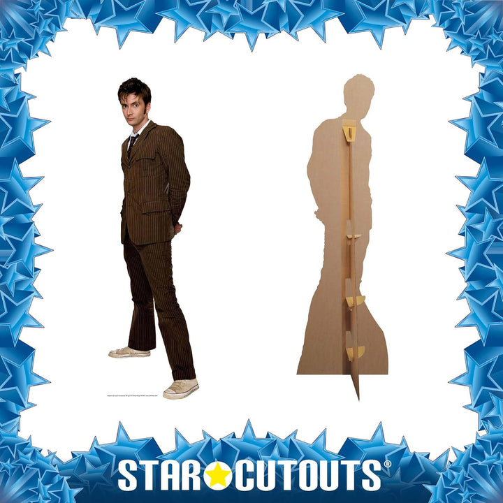 Star Cutouts Pappaufsteller Der Doctor Farbe (braun)