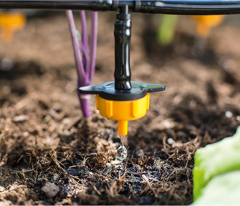 Solar Bewässerungssystem Waterdrops Komplettset Pflanzenbewässerung mit 15 Sprinklern Esotec 101100