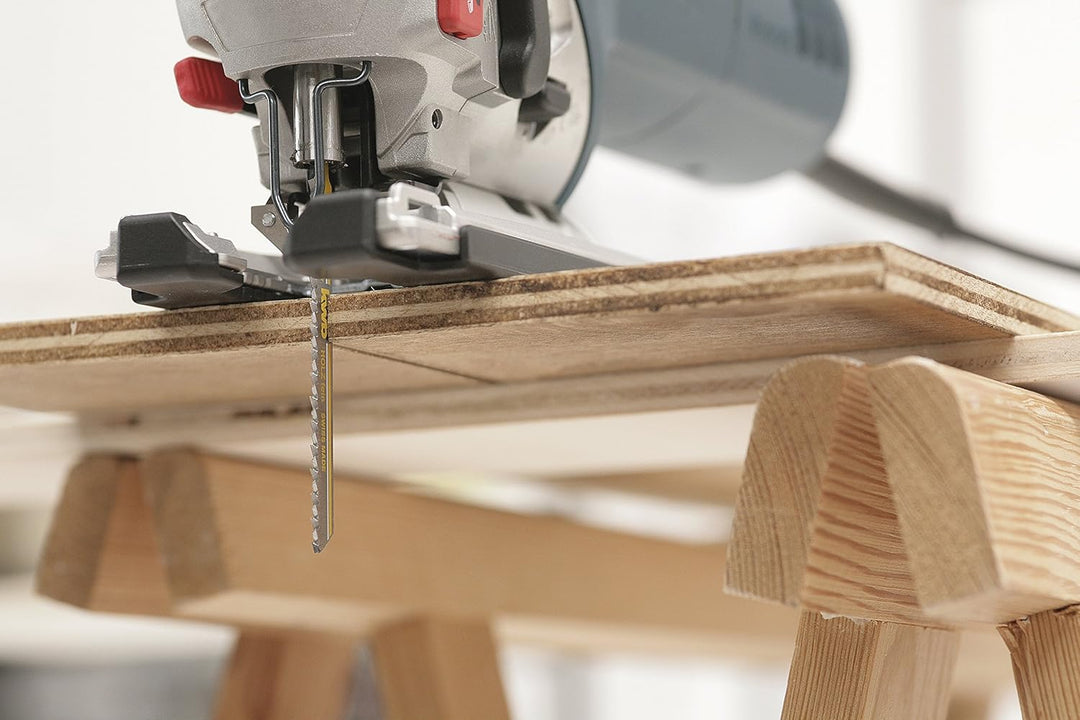 kwb Stichsägeblätter-Set für Holz und Metall 625630 (6-teilig,HCS-Stahl/Bi-Metall, Universal-Schaft)