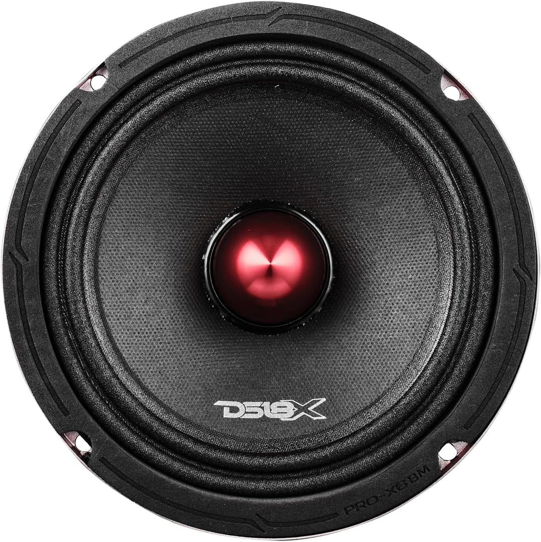 DS18 PRO-X6BM Auto-Mitteltöner, 16,5 cm, 500 W, 8 Ohm, Bass-Lautsprecher 8 Ohm 16,5 cm, 8 Ohm 16,5 c