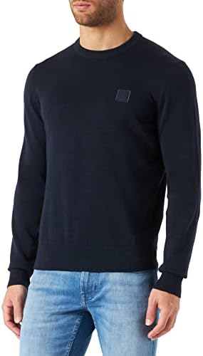 BOSS Herren Amotore Knitted-Sweater XXL Dark Blue404, XXL Dark Blue404