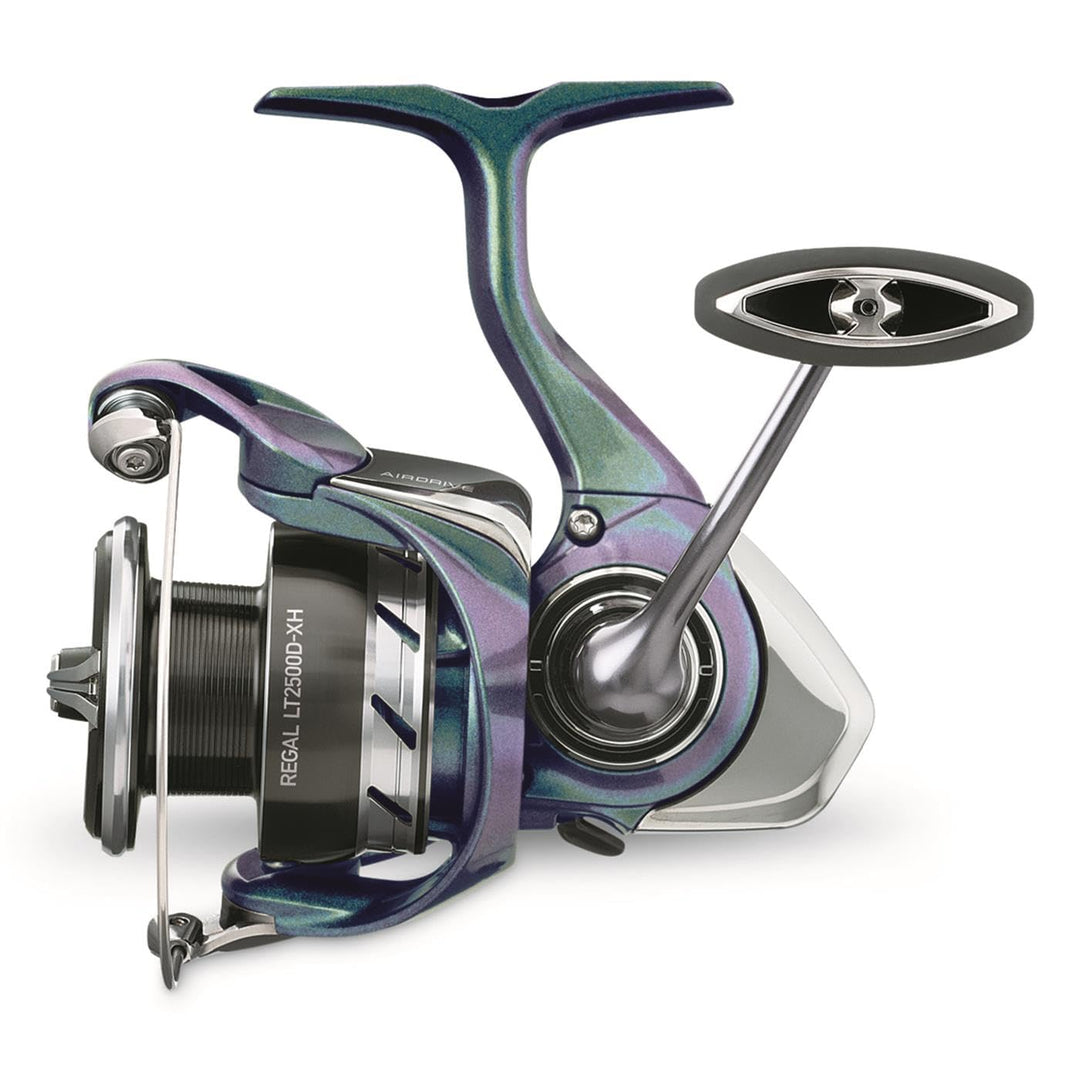 Daiwa Regal LT Deep Spool Spinning Reel for Lakes, Ponds and Rivers Schwarz 3000, Schwarz 3000