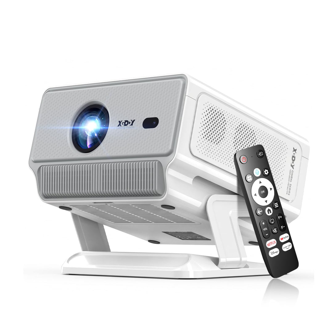 Xgody N8 Smart Beamer, 1200 ANSI Native FHD 1080P, 4K Unterstützt | Kompatibel mit Netflix, Autofoku
