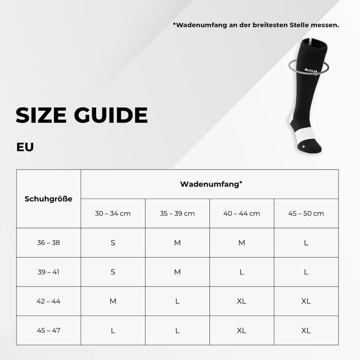 ACHORE POWER SOCKS ORIGINAL, Kompressionssocken, Unisex, Wadenkompression L Weiss, L Weiss