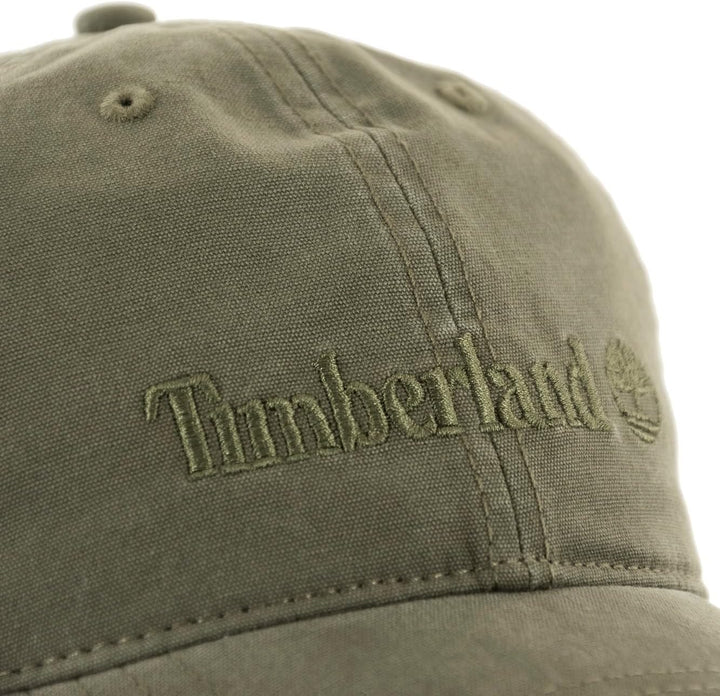 Timberland Herren-Baseballmütze mit Lederaufnäher-Logo Einheitsgrösse Grün, Einheitsgrösse Grün