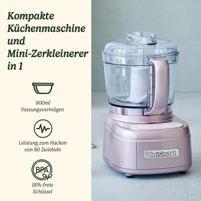 Cuisinart ECH4PE Style Collection Mini Prep Pro Standmixer und Zerkleinerer, 900 ml Fassungsvermögen