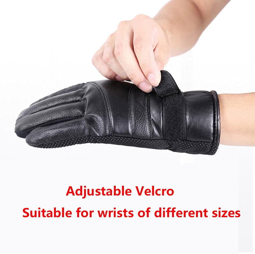 Motorrad elektrisch beheizte Handschuhe, TOTMOX Winter winddichte warme Handschuhe, Unisex USB-betri