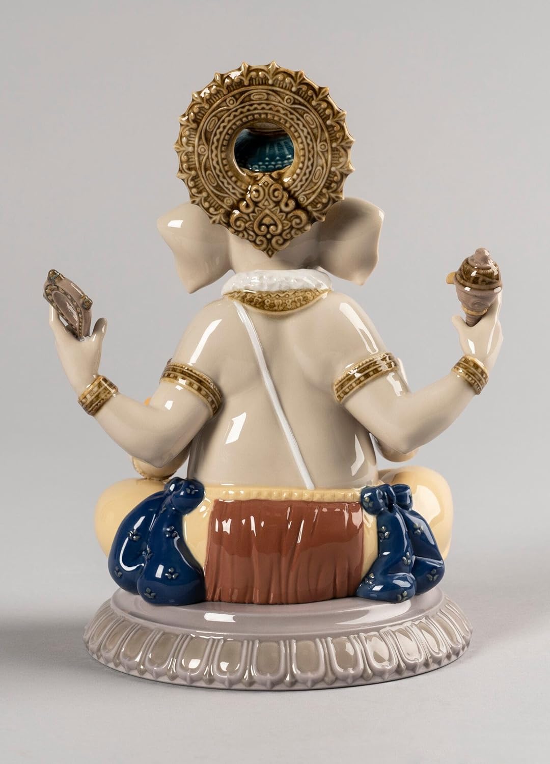 LLADRÓ Lord Ganesha Figurine. Ganesha. Porzellan.
