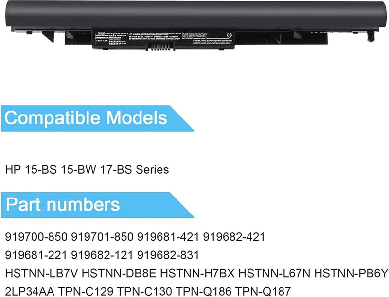 ASKC JC03 JC04 Laptop Akku für Hp 15-BS 15-BW 17-BS 17-bs067cl 17-bs049dx 17-bs011dx 15-bs013dx 15-b