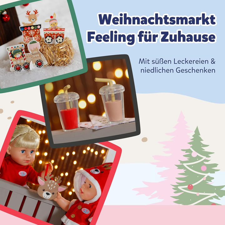 BABY born Adventskalender - 24 Überraschungen - Puppenkleidung & Accessoires für 43 cm Puppen - Hoch