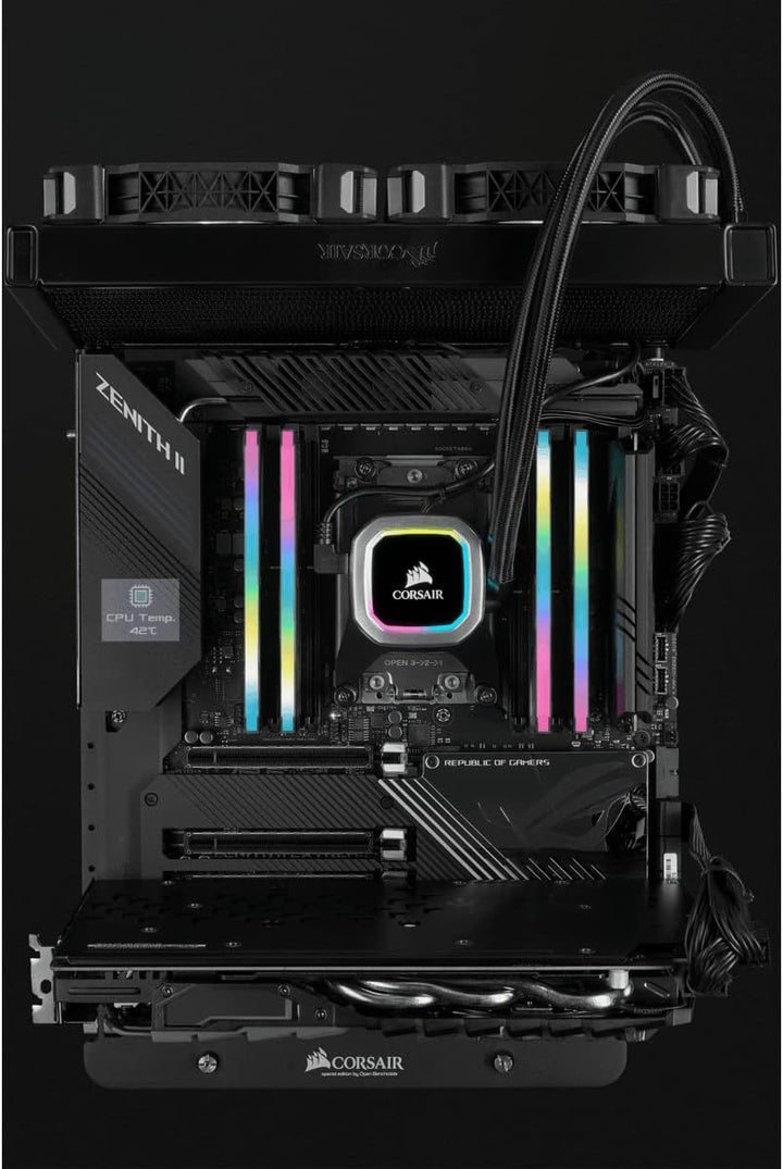 Corsair VENGEANCE RGB PRO SL 32GB (2x16GB) DDR4 3200 (PC4-25600) C16 1.35V Optimized for AMD Ryzen -