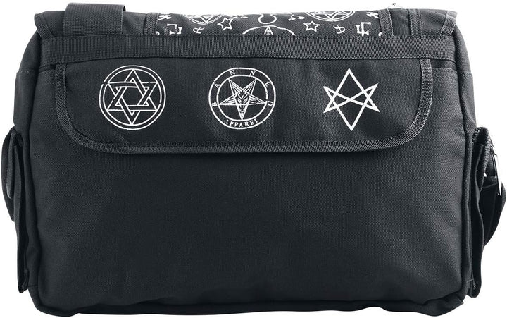 Banned Alternative Pentagram Unisex Umhängetasche schwarz Einheitsgrösse Schwarz, Einheitsgrösse Sch