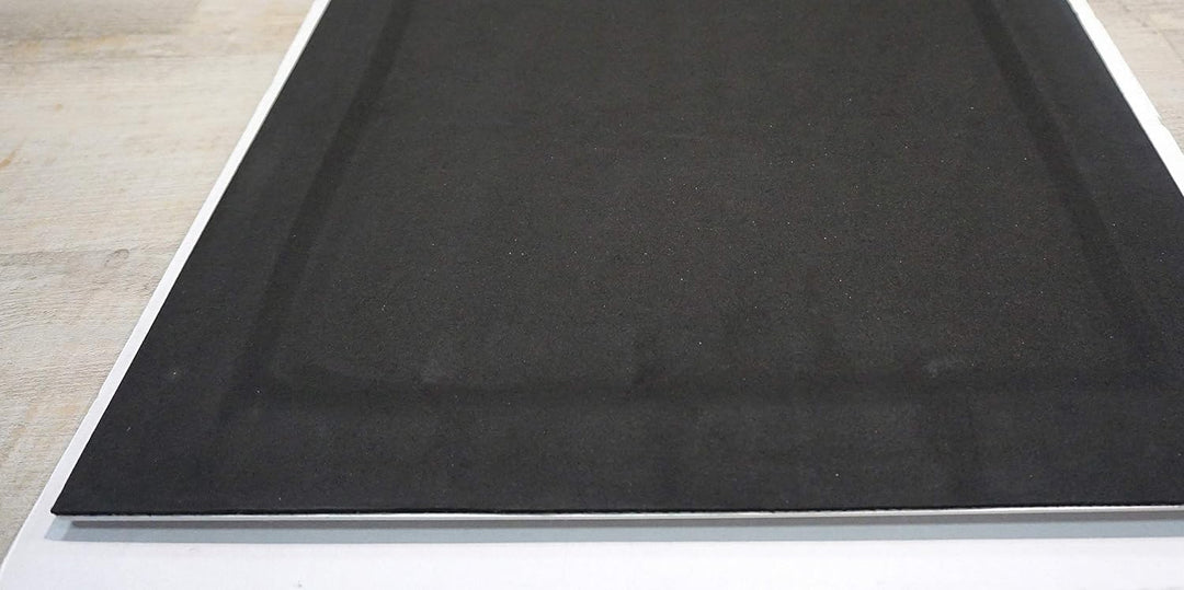 ASTRA rutschfeste Fussmatte aussen - Alu-Matte Exclusiv Mat - Aluminium Fussabtreter 45 x 75 cm Schm