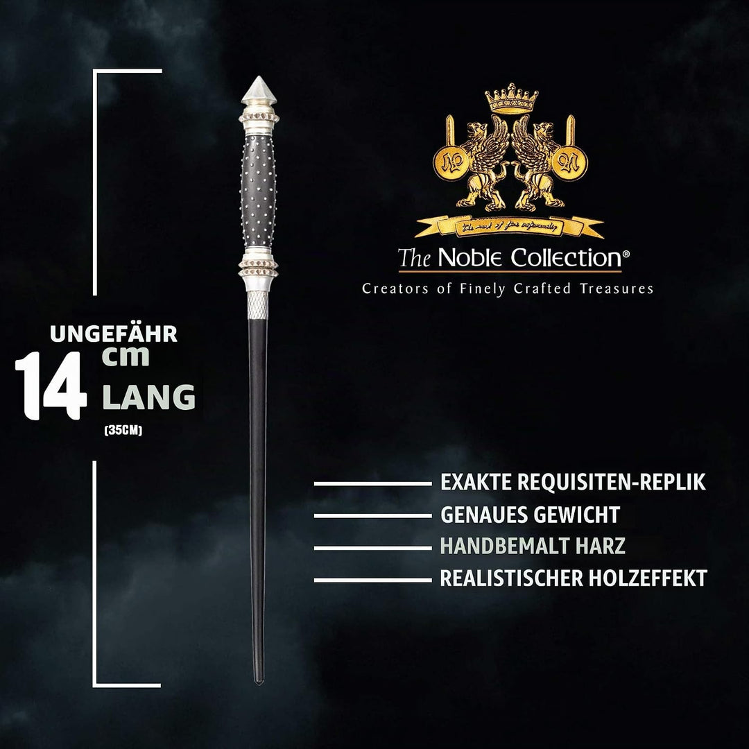 The Noble Collection - Narcissa Malfoy Character Wand - 14in (35cm) Wizarding World Wand with Name T
