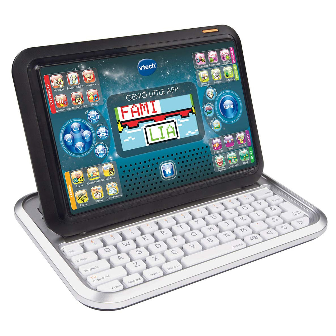 Vtech Little App – Genie, Bildungs-Tablet für Kinder, (3480 – 155557) bunt Mehrfarbig, Mehrfarbig
