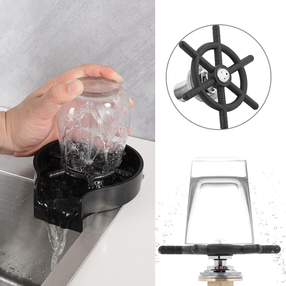 Jeffergarden Wasserhahn Gläserspüler Edelstahl Cup Washer Bar Glass Rinser Wasserhahn Bar Glasscheib