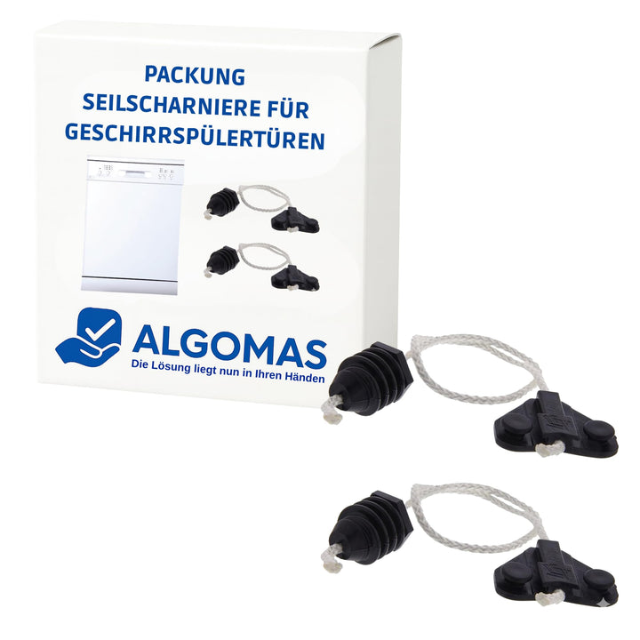 ALGOMAS© 2 Stück Geschirrspüler-Türscharniere passend für Fagor, Edesa, General Electric, Aspes, Bra
