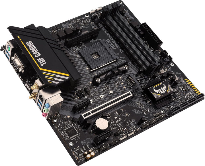 ASUS TUF GAMING A520M-PLUS WIFI Mainboard Sockel AMD A520 (Ryzen AM4, Micro ATX mit M.2-Unterstützun
