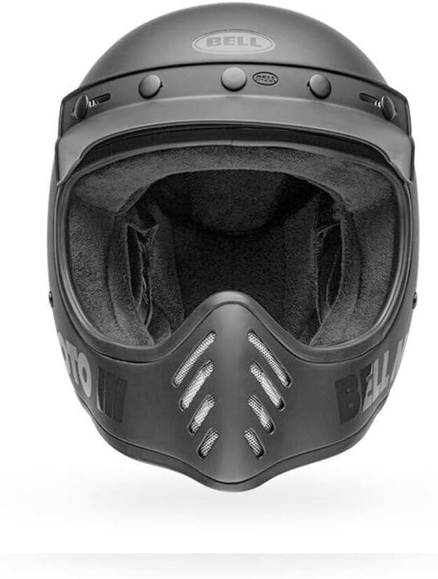 Bell Moto-3 Classic Motocross Helm (Black Matt,L (59/60))