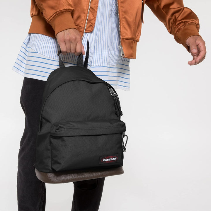 EASTPAK Wyoming Rucksack, 40 cm, 24 L, Schwarz (Black) & Oval XL Single Federmäppchen, 22 cm, Schwar