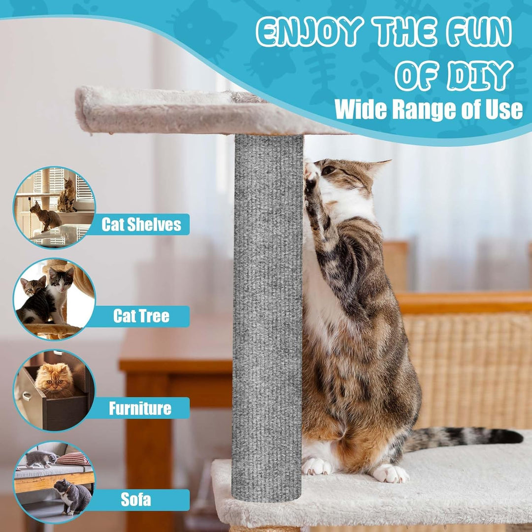 Kratzmatte Katze selbstklebend Kratzteppich Katze Wand Kratzbretter Sofa Kratzschutz Kratzmatte für
