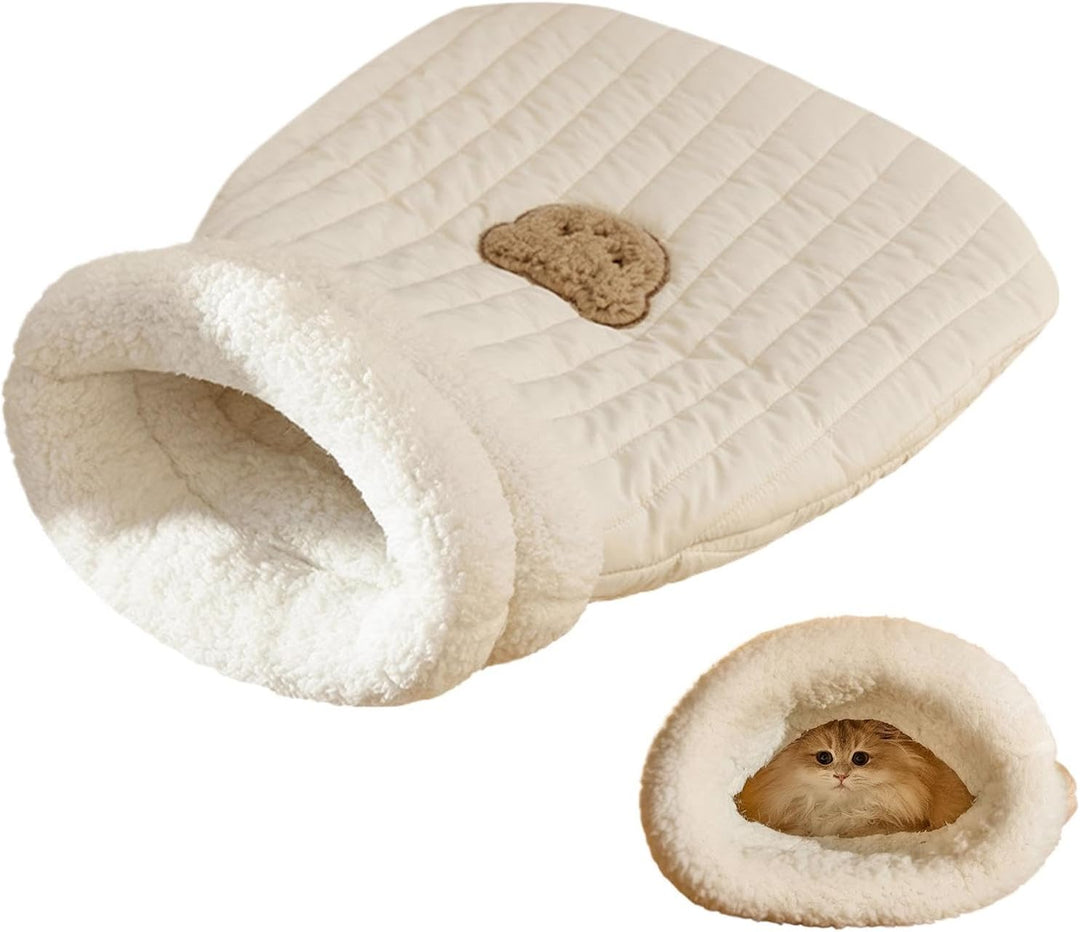Cat Winter Sleeping Bag Warm Pet Bed, Schlafsack Für Katzen, Katzenschlafsack, Weiche Und Bequeme Ka