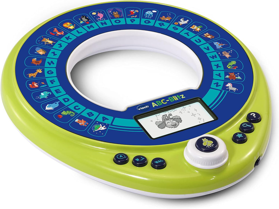 VTech ABC-Blitz – Interaktives, leuchtendes Buchstabenrad zum Lernen von Buchstaben, Lauten und Wört