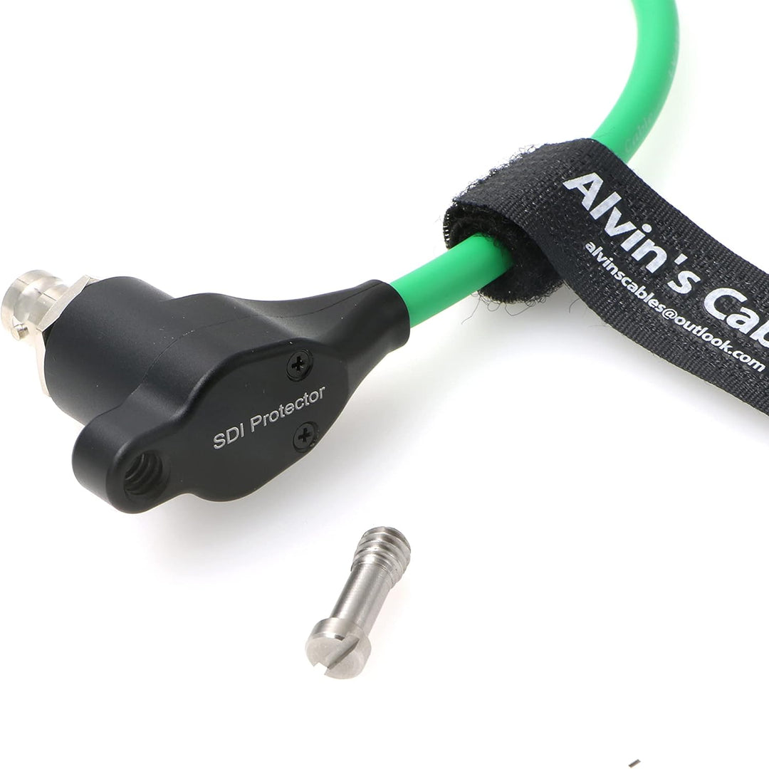SDI-Protector-Galvanic-Isolator BNC Stecker auf Buchse Kabel für RED-Komodo 20CM Grün Alvin's Cables