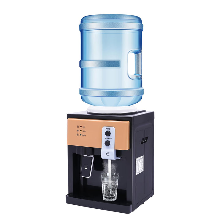 Heiss Kalt Wasserspender 550W Tischwasserspender Mit Kühlung Heizung Kühlt Auf 8°C,Heizt Auf 95°C,50