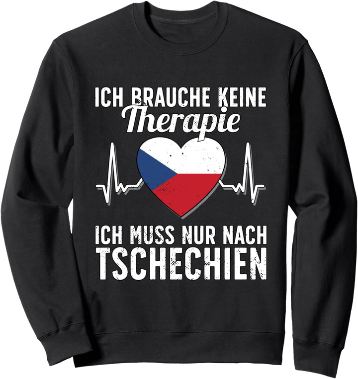 Tschechische Flagge I Tschechien Urlaub I Tschechien Sweatshirt