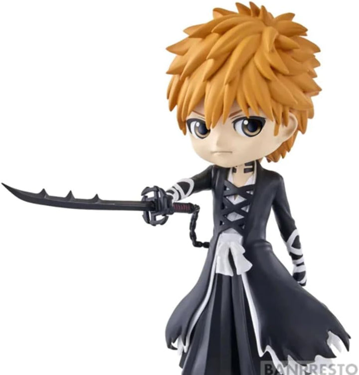 Banpresto, Figur Q Posket Ichigo Kurosaki Bleach, Thousand Year Blood War Vol.2 14 cm, Mehrfarbig BP